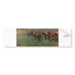 Edgar Degas - Horse Racing before Start 1878-80 Bumper Stickers