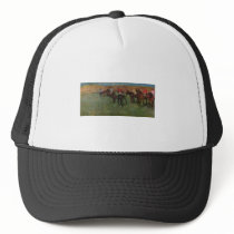 Edgar Degas - Horse Racing before Start 1878-80 Hats