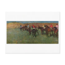 Edgar Degas - Horse Racing before Start 1878-80 Postcard