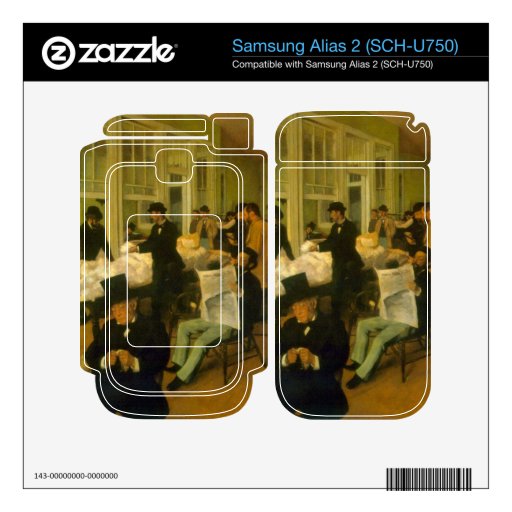 Edgar Degas - intercambio del algodón Samsung Alias 2 Calcomanías