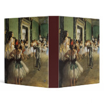 Edgar Degas La Classe de Danse binders by vintage_poster Edgar Degas La Classe de Danse binders