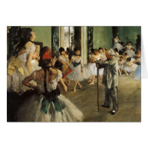 Edgar Degas La Classe de Danse Cards