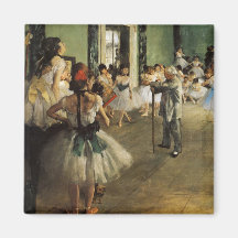 Edgar Degas La Classe de Danse Fridge Magnets