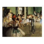 Edgar Degas La Classe de Danse Postcards