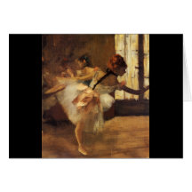 Edgar Degas La Répétition De Danse Cards