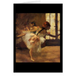 Edgar Degas La Répétition De Danse Greeting Cards
