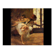 Edgar Degas La Répétition De Danse Postcard