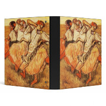 Edgar Degas Les Trois danseuses russes binders by vintage_poster Edgar Degas Les Trois danseuses russes binders