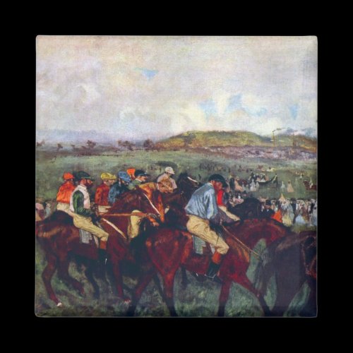 Edgar Degas - Mens riders before the start Refrigerator Magnet