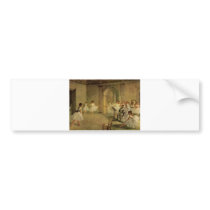 Edgar Degas - Opera Ballet Hall Rue Peletier 1872 Bumper Sticker