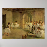 Edgar Degas - Opera Ballet Hall Rue Peletier 1872 Posters