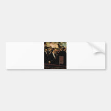 Edgar Degas - Orcchestra of Opera 1870 Clarinet Bumper Stickers