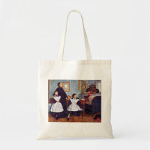 Edgar Degas - Portait of the Bellelli family Tote Bag
