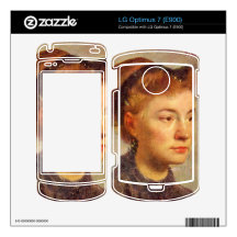 Edgar Degas - Portrait of a young Lady LG Optimus 7 Decal