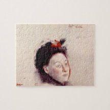 Edgar Degas - Portrait of Madame Lisle Puzzles