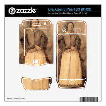 Edgar Degas - Portrait of Rosa Adelaida Morbilli BlackBerry Pearl 3G Skins