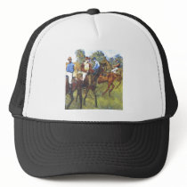 Edgar Degas - Race Horses Jockey Trees Rennpferde Hat