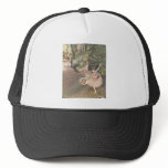 Edgar Degas Star of Ballet w/ Flowers 1878 pastel Hat