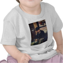 Edgar Degas - the Amateur 1866 oil canvas man hat T-shirt