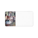 Edgar Degas - The dance class Personalized Address Labels