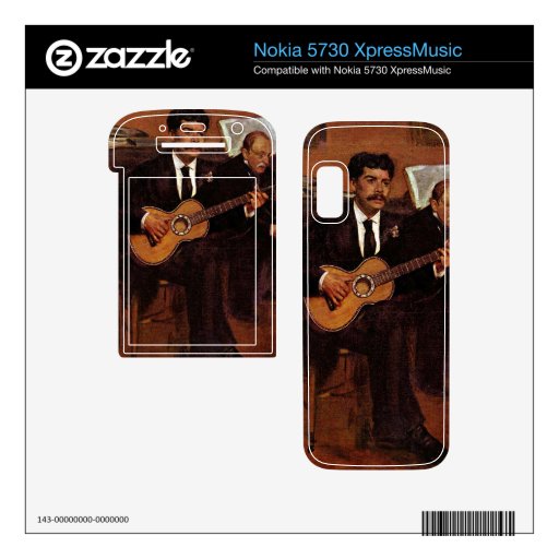 Edgar Degas - The guitarist Pagans and Monsieur De Nokia 5730 Skins