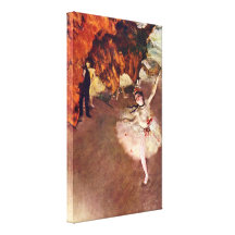 Edgar Degas - The prima ballerina (Rosita Mauri) Canvas Print