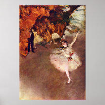 Edgar Degas - The prima ballerina (Rosita Mauri) Print