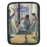Edgar Degas - Three dancers in a practice room Sleeve For iPads