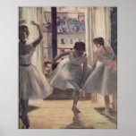 Edgar Degas - Three Dancers in Practice Room 1873 Print