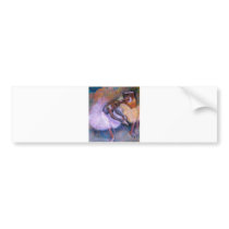 Edgar Degas - Two Dancers 1898 Ballet Pastel dance Bumper Sticker