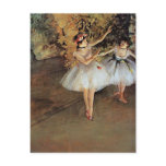 Edgar Degas - Two Dancers Postcard