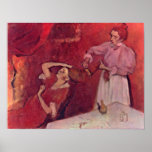 Edgar Degas - When hair combs Poster
