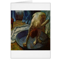 Edgar Degas - Woman in Bathtub Bath Tub Nude 1886 Greeting Cards