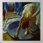 Edgar Degas - Woman in the bathtub Posters