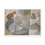Edgar Degas - Woman Tub Washing Back 1886 nude Postcards