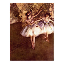 Edgar Degas - Young Dancers Postcard
