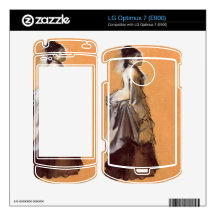 Edgar Degas - Young lady in the road costume Decal For LG Optimus 7