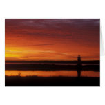 Edgartown Lighthouse at dawn, Martha's Vineyard cards