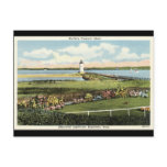Edgartown Lighthouse Martha's Vineyard c1925 Post Cards
