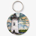 Edgartown Lighthouse Marthas Vineyard Keychain by dereklovessheila Edgartown Lighthouse Marthas Vineyard Keychain