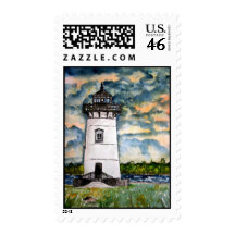 Edgartown Lighthouse Marthas Vineyard Stamps
