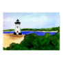 Edgartown Lighthouse Poster-Martha's Vineyard