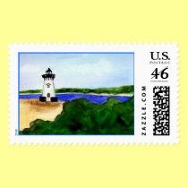 Edgartown Lighthouse Stamp stamps
