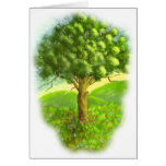 Edge o the Meadow: Nature Landscape Painting: Empt Card