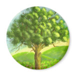 Edge o the Meadow: Nature Themed Acrylic Landscape Magnet