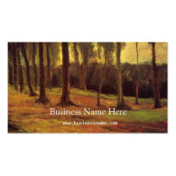 Edge of a Woods, Vincent van Gogh. Business Card Template