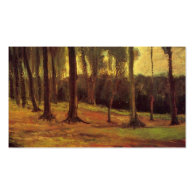 Edge of a Woods, Vincent van Gogh. Business Card Templates
