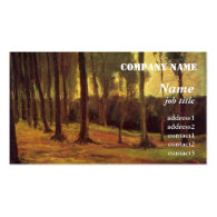 Edge of a Woods, Vincent van Gogh. Business Cards