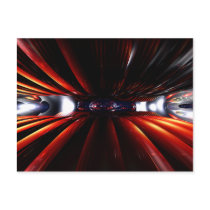 Edge of Insanity Abstract Postcard