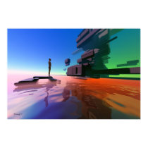 Edge of perception - surreal art print